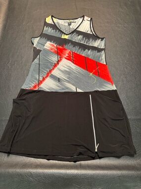 Jamie Sadock Tennis Pickleball Golf Dress Ball Pockets Sporty Athletic Medium